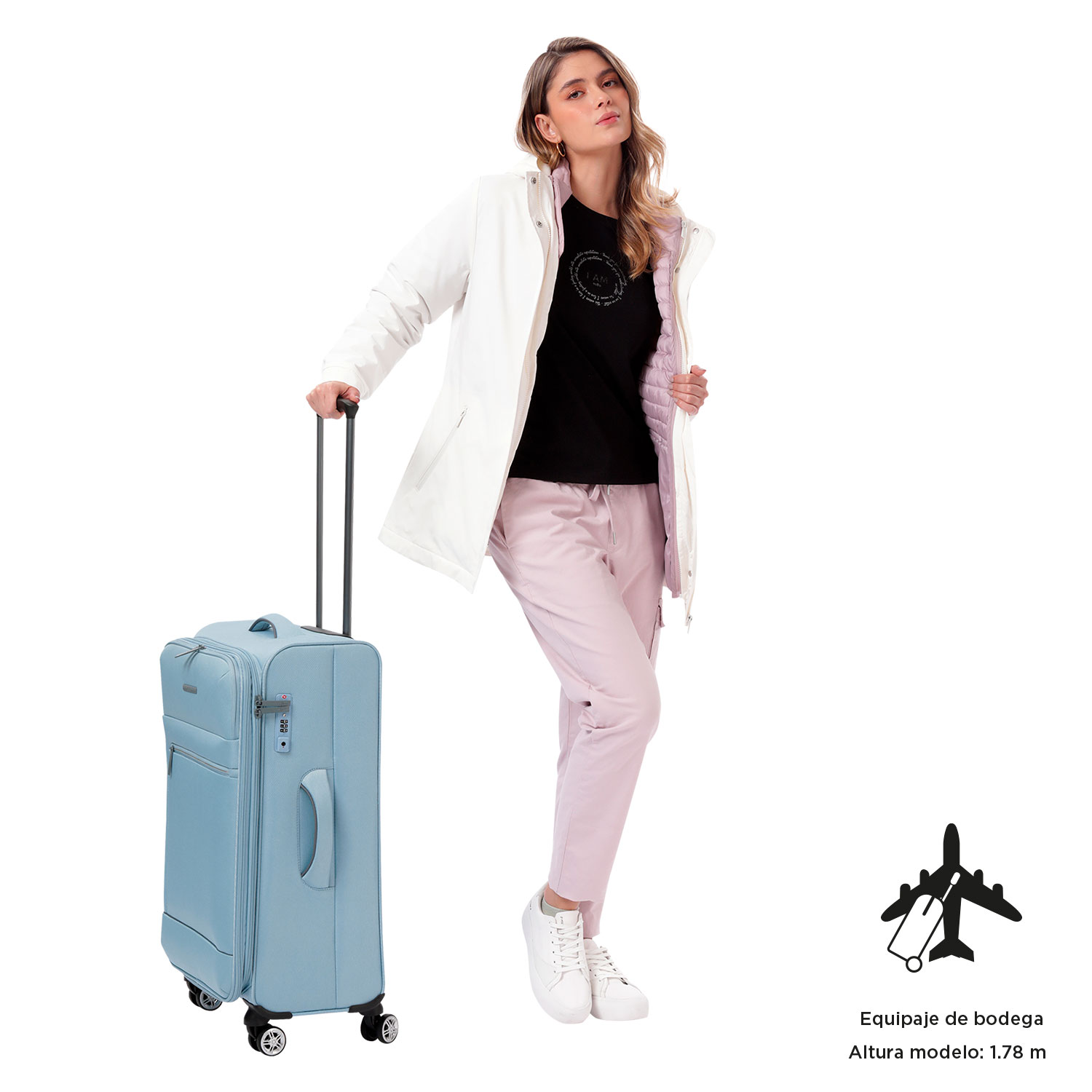 TOTTO Liviana 360° Suitcase - Size M – Z80 - Image 2