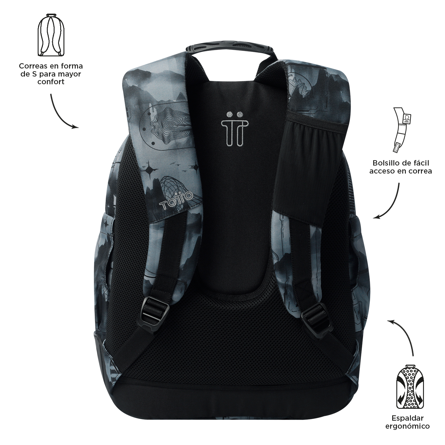 TOTTO Rayol Backpack - Size L - 7YK - Image 4