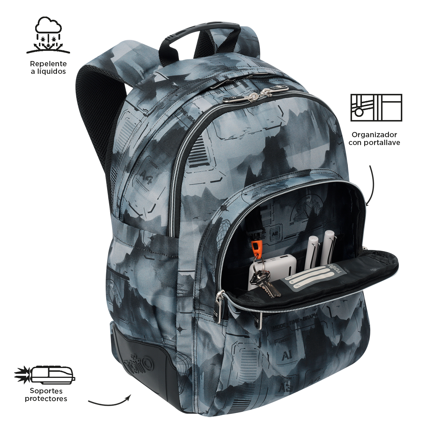 TOTTO Rayol Backpack - Size L - 7YK - Image 6