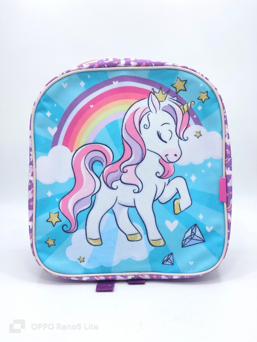 Unicorn Rainbow Lunch Bag for Girls – Insulated Kids Lunch Box - Image 2