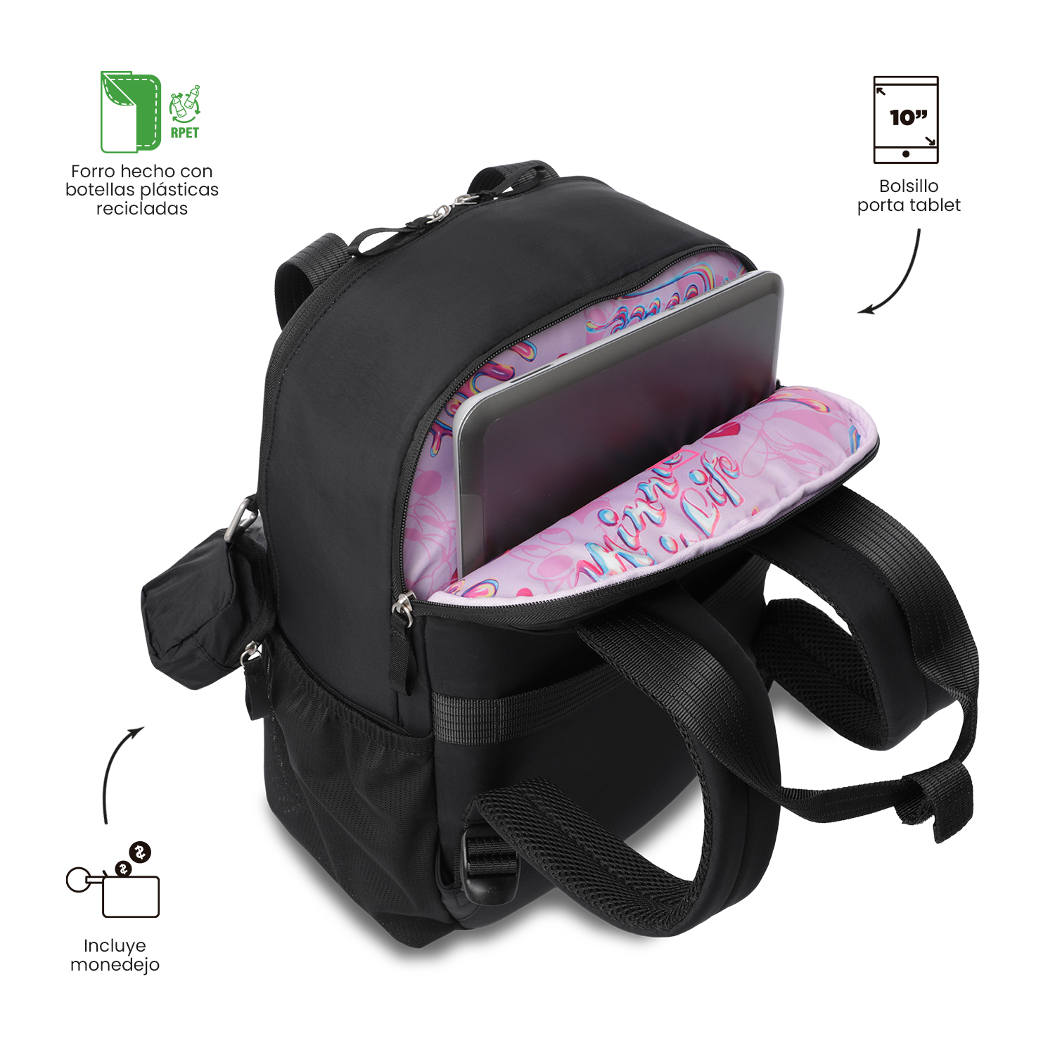 BACKPACK MINNIE GLAZE M - Image 4