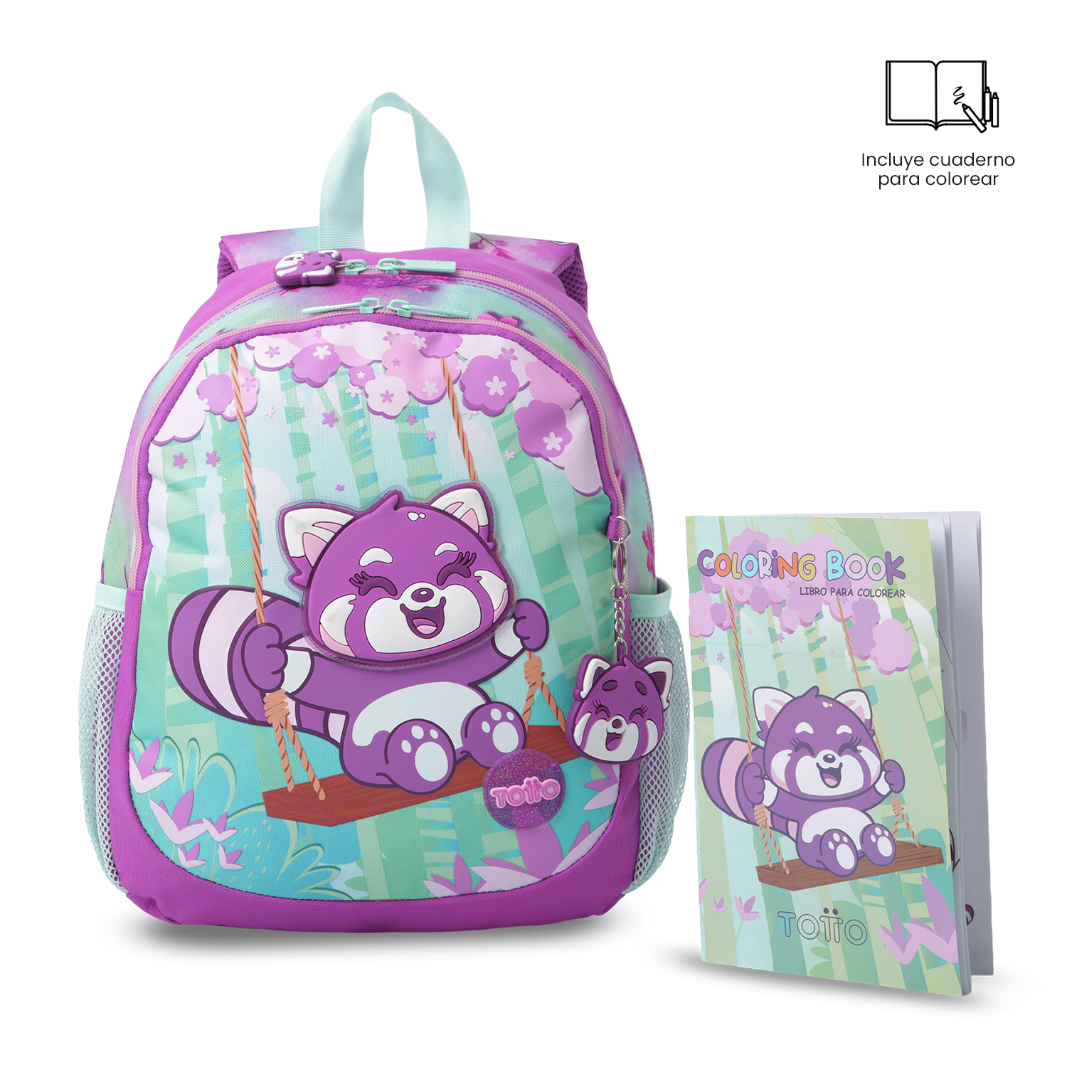 KIT X 2 BACKPACK + LIBRO PARAR COLOREAR BAMBU S - Image 3