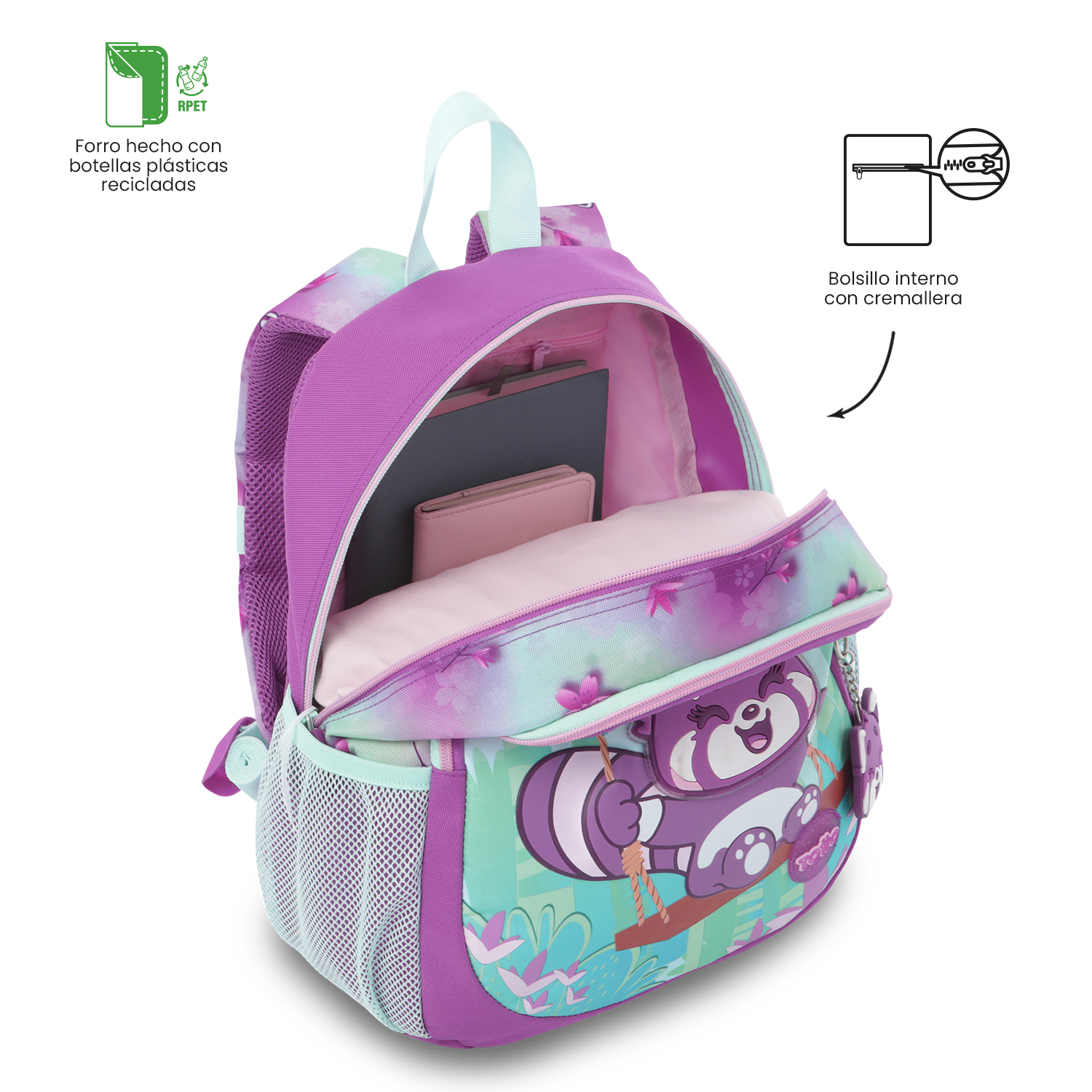 KIT X 2 BACKPACK + LIBRO PARAR COLOREAR BAMBU S - Image 4